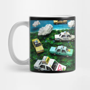 Used Paper Taxis (Lucy In the Sky Inspired) Mug